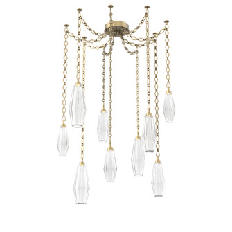 Aalto Multi Light Pendant Multi Port Canopy Gilded Brass (1289|SNB0049-09-GB-RC-CH1-L1)