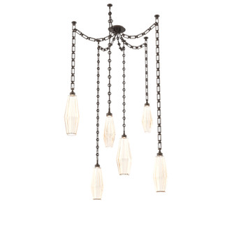 Aalto Round 6pc Swag Multi-Pendant Chain (1289|SNB0049-06-FB-RA-CH3-L3)
