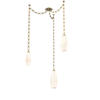 Aalto Multi Light Pendant Multi Port Canopy Gilded Brass (1289|SNB0049-03-GB-RA-CH3-L3)