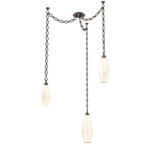 Aalto Multi Light Pendant Multi Port Canopy Flat Bronze (1289|SNB0049-03-FB-RA-CH1-L1)