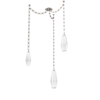 Aalto Multi Light Pendant Multi Port Canopy Beige Silver (1289|SNB0049-03-BS-RC-CH3-L3)