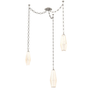 Aalto Round 3pc Swag Multi-Pendant Chain (1289|SNB0049-03-BS-RA-CH1-L3)