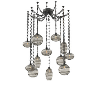 Misto Round 12pc Swag Multi-Pendant Chain (1289|SNB0048-12-MB-OS-CH2-E2)
