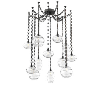 Misto Multi Light Pendant Multi Port Canopy Matte Black (1289|SNB0048-12-MB-OC-CH2-E2)
