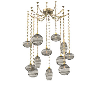 Misto Round 12pc Swag Multi-Pendant Chain (1289|SNB0048-12-GB-OS-CH1-E2)
