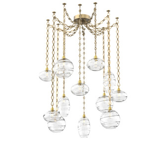 Misto Round 12pc Swag Multi-Pendant Chain (1289|SNB0048-12-GB-OC-CH1-E2)