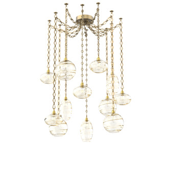 Misto Round 12pc Swag Multi-Pendant Chain (1289|SNB0048-12-GB-OA-CH1-E2)
