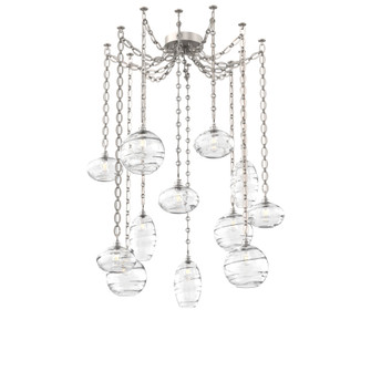Misto Multi Light Pendant Multi Port Canopy Beige Silver (1289|SNB0048-12-BS-OC-CH2-E2)