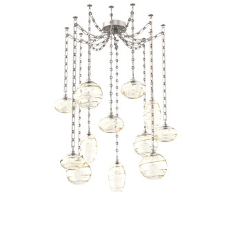 Misto Round 12pc Swag Multi-Pendant Chain (1289|SNB0048-12-BS-OA-CH3-E2)