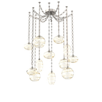 Misto Multi Light Pendant Multi Port Canopy Beige Silver (1289|SNB0048-12-BS-OA-CH2-E2)