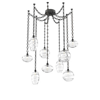 Misto Multi Light Pendant Multi Port Canopy Matte Black (1289|SNB0048-09-MB-OC-CH1-E2)