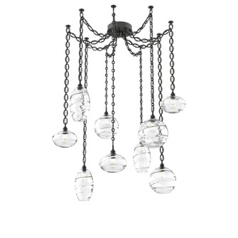 Misto Round 9pc Swag Multi-Pendant Chain (1289|SNB0048-09-MB-OC-CH2-E2)