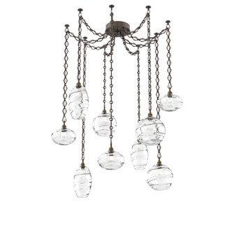 Misto Multi Light Pendant Multi Port Canopy Flat Bronze (1289|SNB0048-09-FB-OC-CH1-E2)