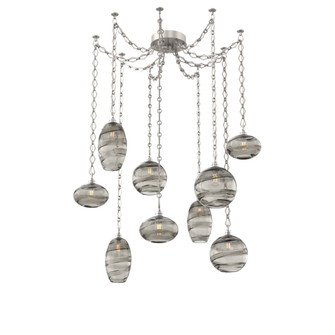 Misto Multi Light Pendant Multi Port Canopy Beige Silver (1289|SNB0048-09-BS-OS-CH1-E2)
