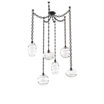 Misto Multi Light Pendant Multi Port Canopy Matte Black (1289|SNB0048-06-MB-OC-CH2-E2)