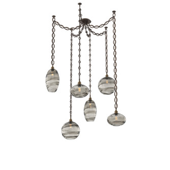 Misto Multi Light Pendant Multi Port Canopy Flat Bronze (1289|SNB0048-06-FB-OS-CH2-E2)