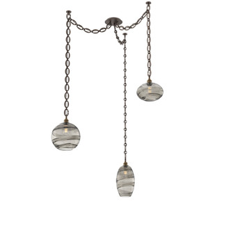 Misto Multi Light Pendant Multi Port Canopy Flat Bronze (1289|SNB0048-03-FB-OS-CH2-E2)