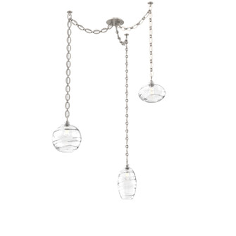 Misto Multi Light Pendant Multi Port Canopy Beige Silver (1289|SNB0048-03-BS-OC-CH2-E2)