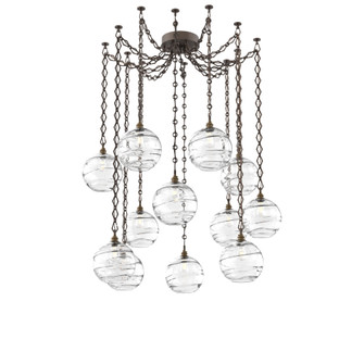 Terra Round 12pc Swag Multi-Pendant Chain (1289|SNB0047-12-FB-OC-CH1-E2)