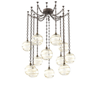 Terra Round 12pc Swag Multi-Pendant Chain (1289|SNB0047-12-FB-OA-CH1-E2)