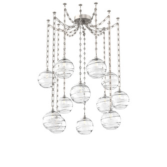 Terra Round 12pc Swag Multi-Pendant Chain (1289|SNB0047-12-BS-OC-CH3-E2)