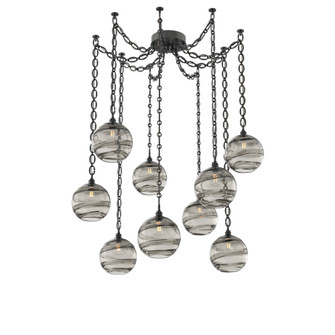 Terra Multi Light Pendant Multi Port Canopy Matte Black (1289|SNB0047-09-MB-OS-CH2-E2)