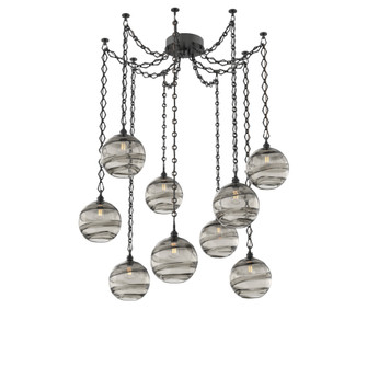 Terra Multi Light Pendant Multi Port Canopy Matte Black (1289|SNB0047-09-MB-OS-CH1-E2)