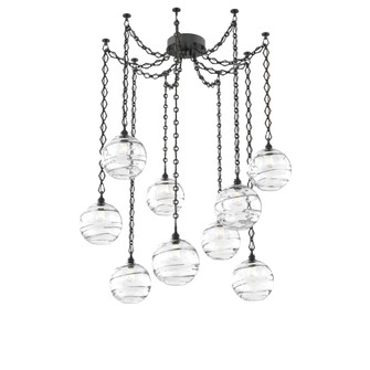 Terra Multi Light Pendant Multi Port Canopy Matte Black (1289|SNB0047-09-MB-OC-CH1-E2)