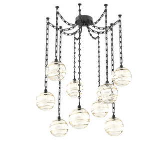 Terra Multi Light Pendant Multi Port Canopy Matte Black (1289|SNB0047-09-MB-OA-CH3-E2)
