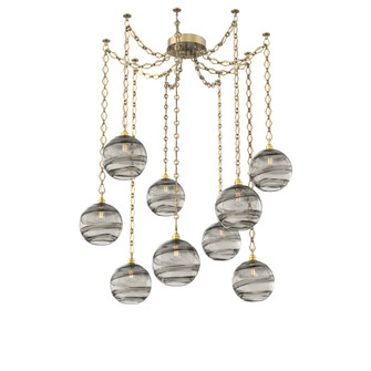 Terra Round 9pc Swag Multi-Pendant Chain (1289|SNB0047-09-GB-OS-CH1-E2)