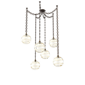Terra Round 6pc Swag Multi-Pendant Chain (1289|SNB0047-06-FB-OA-CH2-E2)