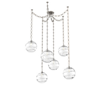 Terra Round 6pc Swag Multi-Pendant Chain (1289|SNB0047-06-BS-OC-CH2-E2)