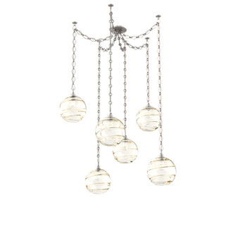 Terra Round 6pc Swag Multi-Pendant Chain (1289|SNB0047-06-BS-OA-CH1-E2)