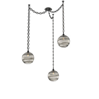 Terra Multi Light Pendant Multi Port Canopy Matte Black (1289|SNB0047-03-MB-OS-CH2-E2)