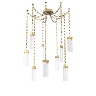 Parallel Round Chain 9pc Swag Multi-Pendant (1289|SNB0042-09-GB-CR-CH1-L1)