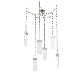 Parallel Round Chain 6pc Swag Multi-Pendant (1289|SNB0042-06-BS-CG-CH2-L1)