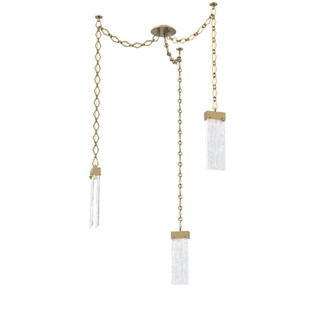 Parallel Round Chain 3pc Swag Multi-Pendant (1289|SNB0042-03-GB-CG-CH1-L1)
