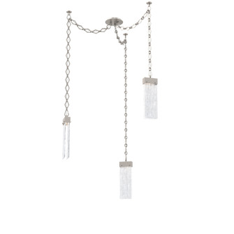 Parallel Round Chain 3pc Swag Multi-Pendant (1289|SNB0042-03-BS-CG-CH1-L1)