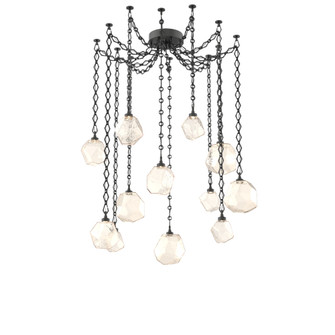 Gem Multi Light Pendant Multi Port Canopy Matte Black (1289|SNB0039-12-MB-A-CH1-L1)