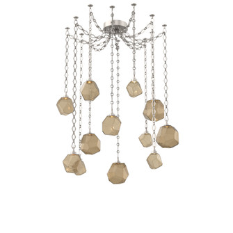 Gem Round Chain 12pc Swag Multi-Pendant (1289|SNB0039-12-BS-B-CH1-L1)