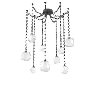 Gem Multi Light Pendant Multi Port Canopy Matte Black (1289|SNB0039-09-MB-C-CH1-L1)