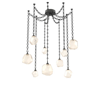 Gem Multi Light Pendant Multi Port Canopy Matte Black (1289|SNB0039-09-MB-A-CH1-L1)