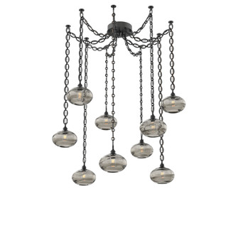Coppa Round 9pc Swag Multi-Pendant Chain (1289|SNB0036-09-MB-OS-CH2-E2)