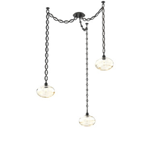Coppa Multi Light Pendant Multi Port Canopy Matte Black (1289|SNB0036-03-MB-OA-CH2-E2)