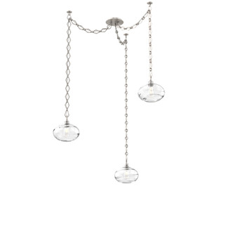 Coppa Round 3pc Swag Multi-Pendant Chain (1289|SNB0036-03-BS-OC-CH1-E2)