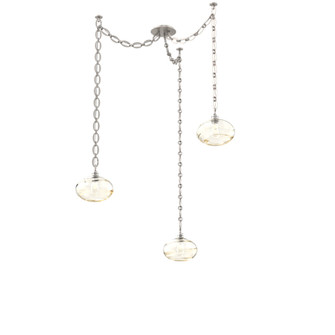 Coppa Multi Light Pendant Multi Port Canopy Beige Silver (1289|SNB0036-03-BS-OA-CH2-E2)
