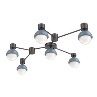Hub & Spoke - Cabochon - Linear - 6pc (1289|SMB0093-HL-GP-WL-L3-BU)