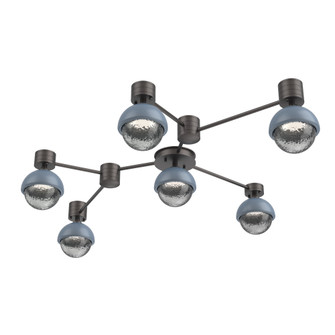 Hub & Spoke - Cabochon - Linear - 6pc (1289|SMB0093-HL-GP-S-L1-BU)