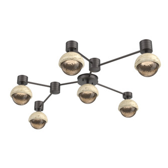 Hub & Spoke - Cabochon - Linear - 6pc (1289|SMB0093-HL-GP-B-L3-TR)