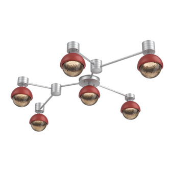 Hub & Spoke - Cabochon - Linear - 6pc (1289|SMB0093-HL-CS-B-L1-RE)